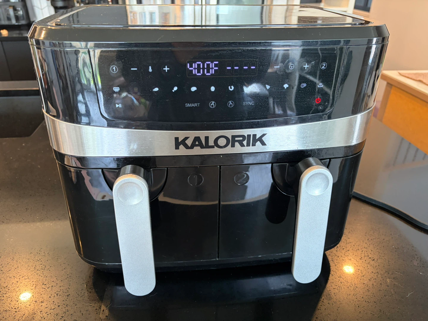 KALORIK digital air fryer 10 Quart dual basket - photo 2