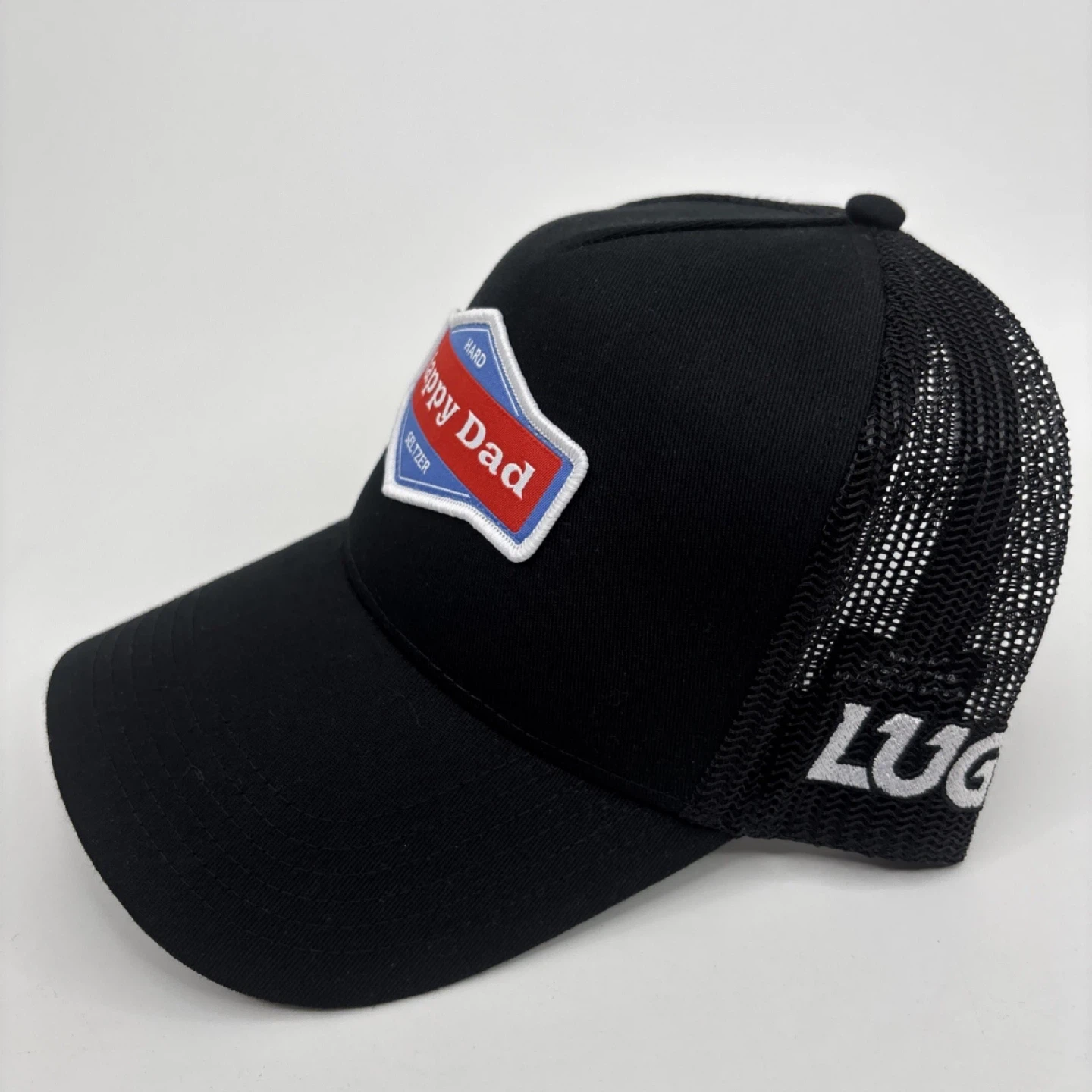 Happy Dad Seltzer Black Trucker Hat - photo 3