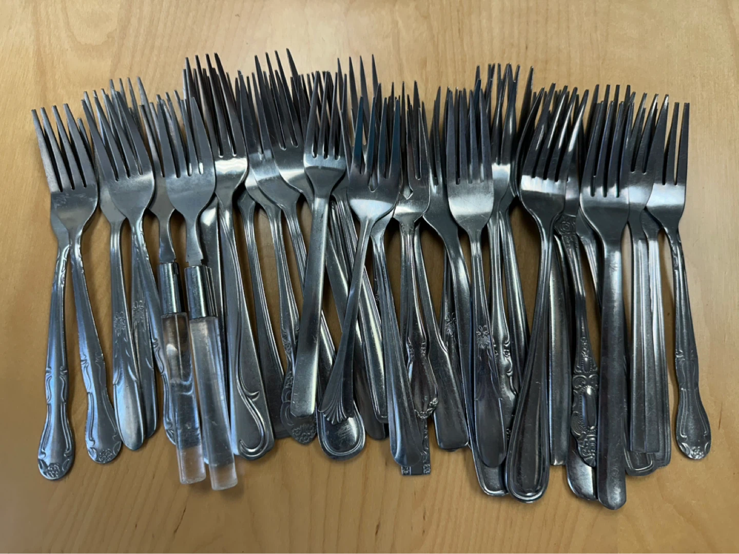 42 miscellaneous metal forks