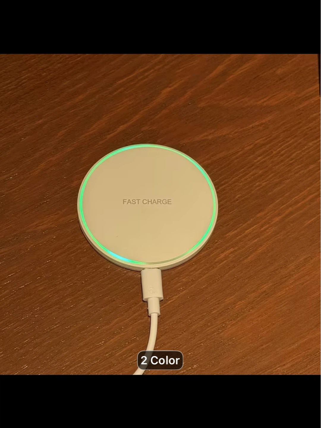 White Fast Charge Wireless Charger - photo 2