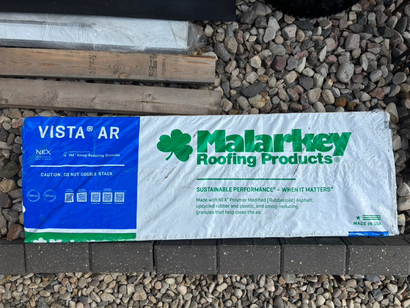 3 BUNDLES MALARKEY VISTA SHINGLES - photo 2