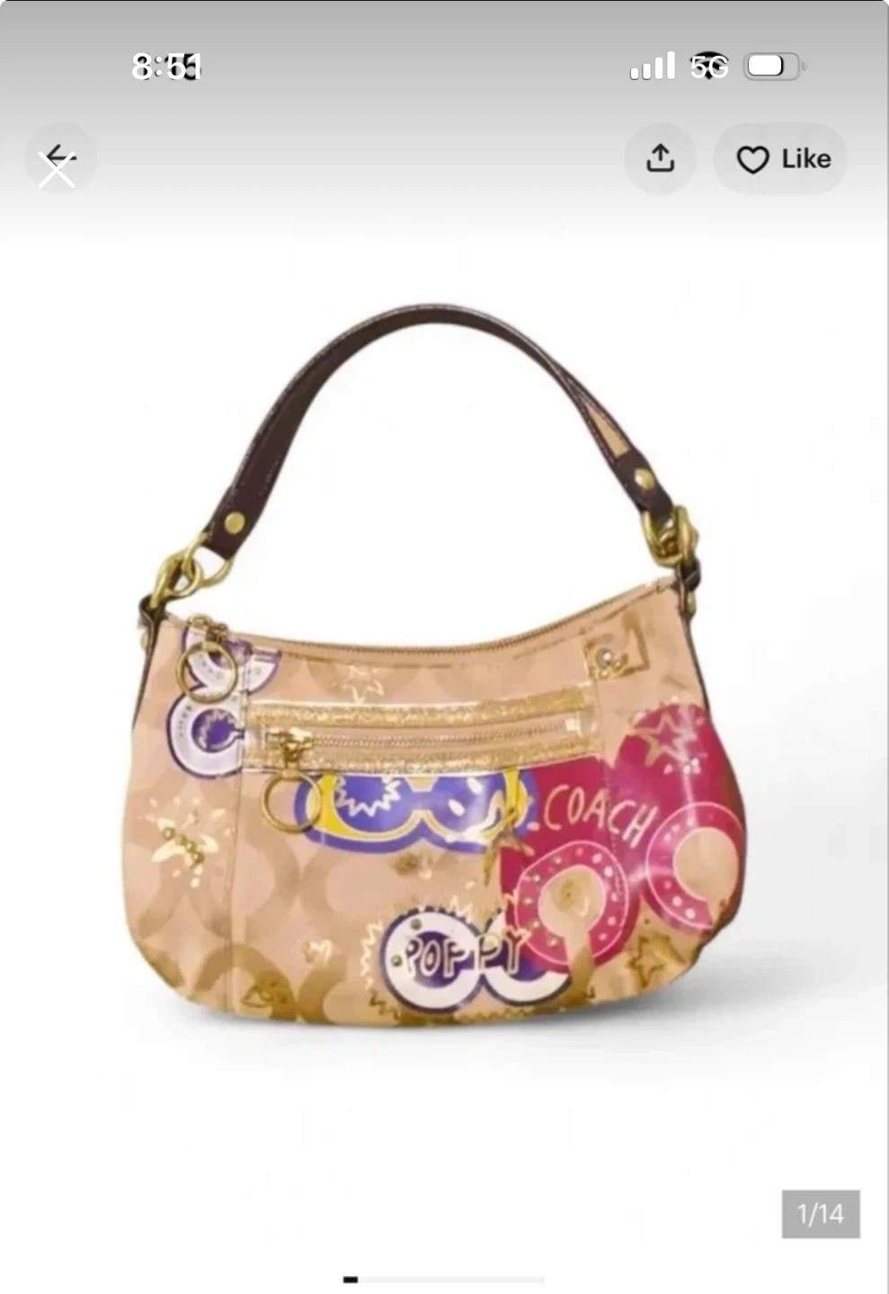 Coach Poppy Cosmetic Case