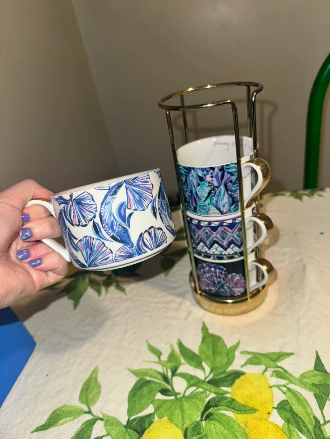 Lily Pulitzer Stackable Mugs (4) - photo 2