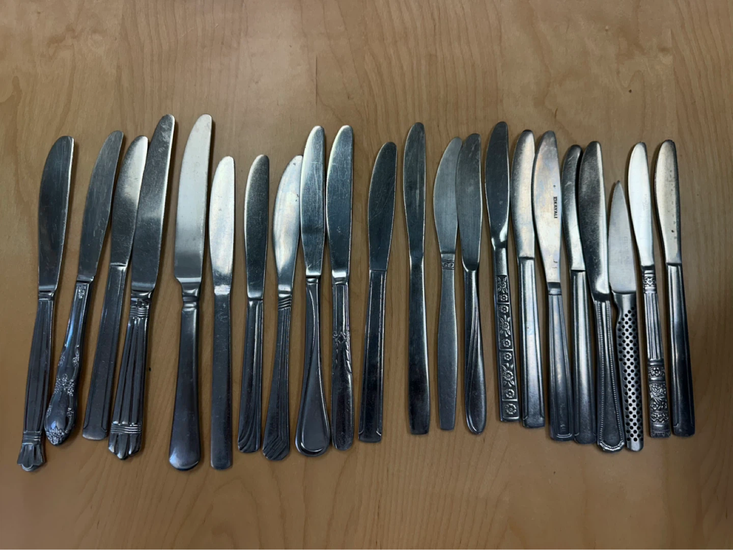 22 Stainless Steel Dinner Knives