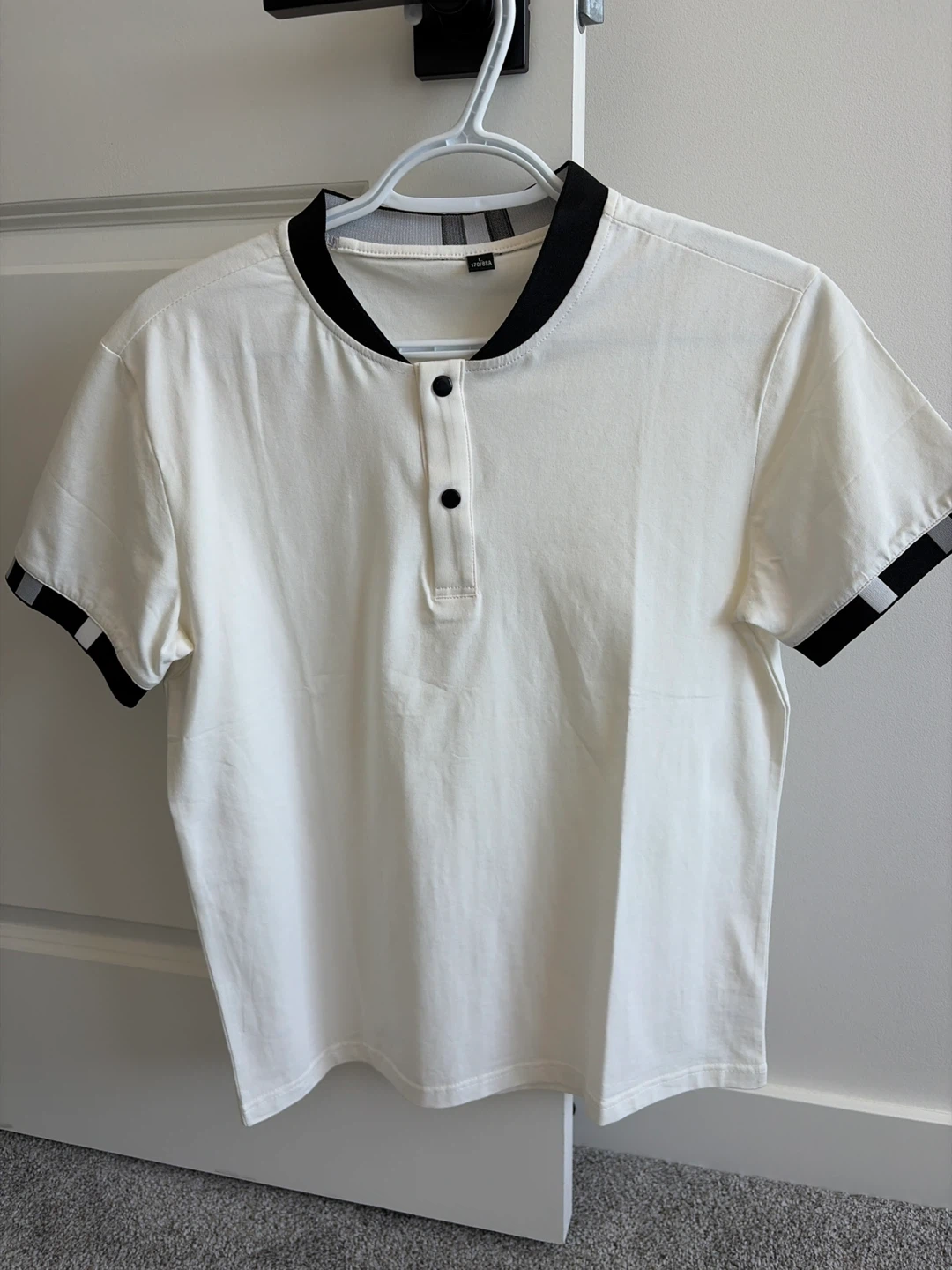 Men's Short Sleeve Polo Shirts - Black, White, Grey