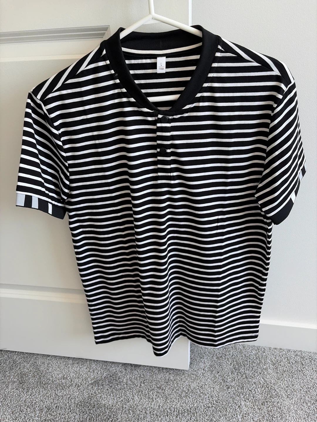 Men's Short Sleeve Polo Shirts - Black, White, Grey - photo 3