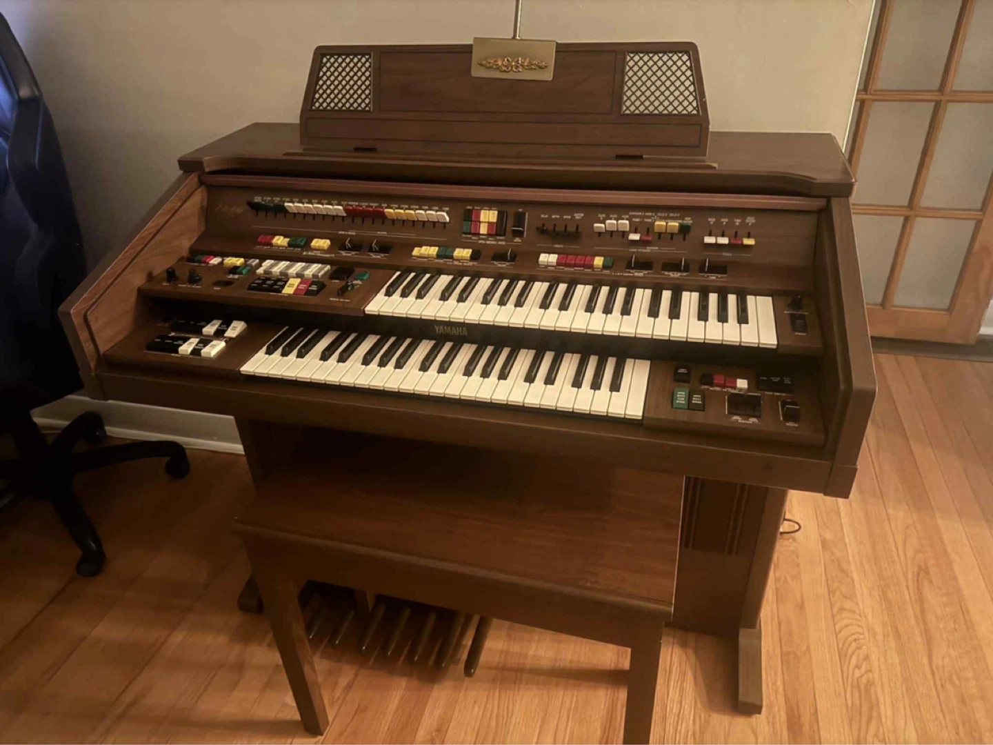 Yamaha Electone Electric Organ with Bench - photo 2
