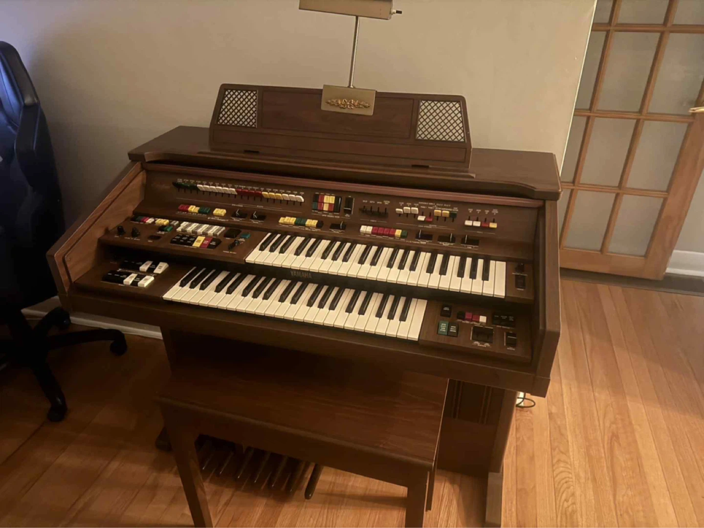 Yamaha Electone Electric Organ with Bench