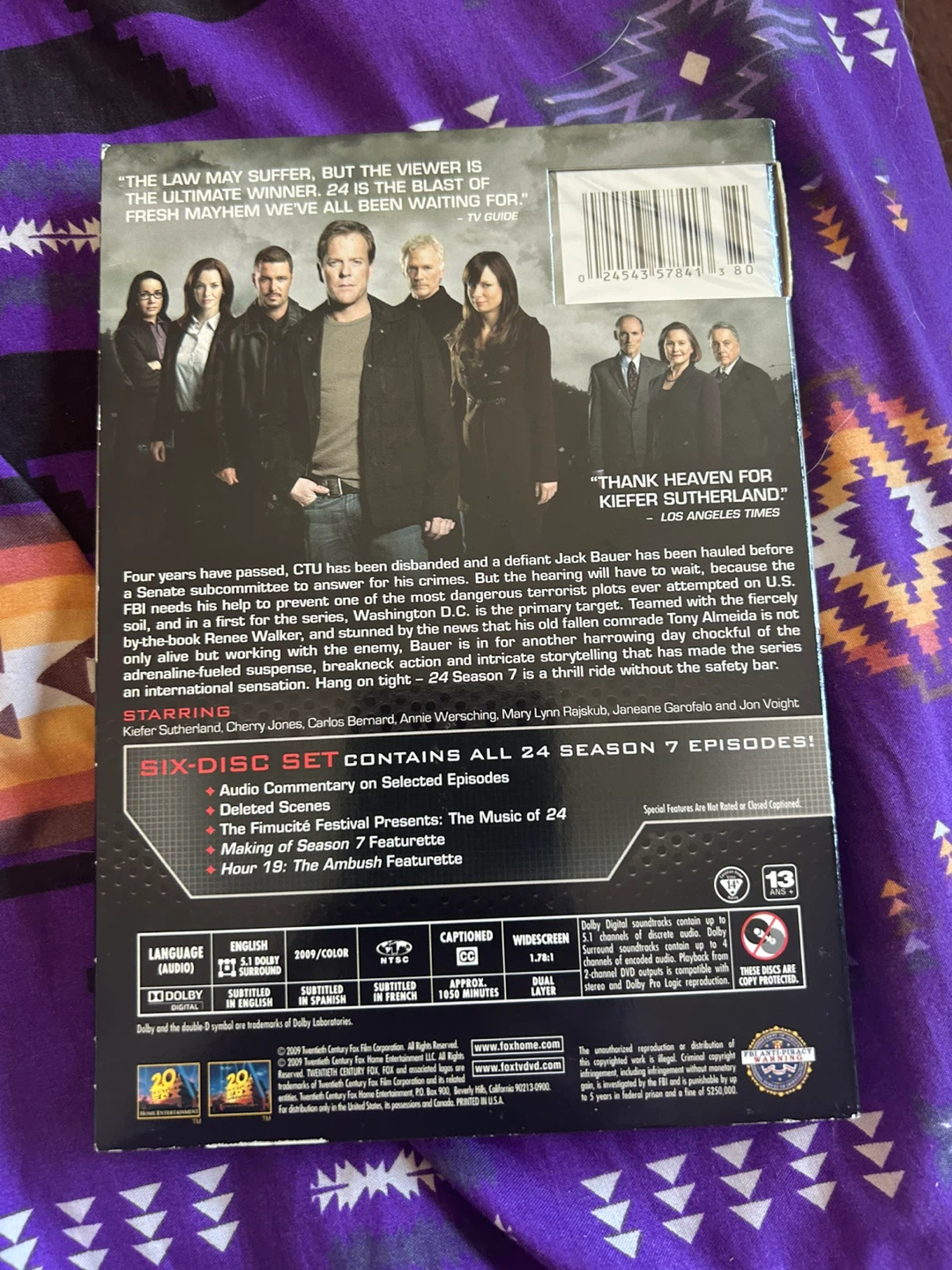 24 Season 7 Six-Disc Set DVD - photo 2