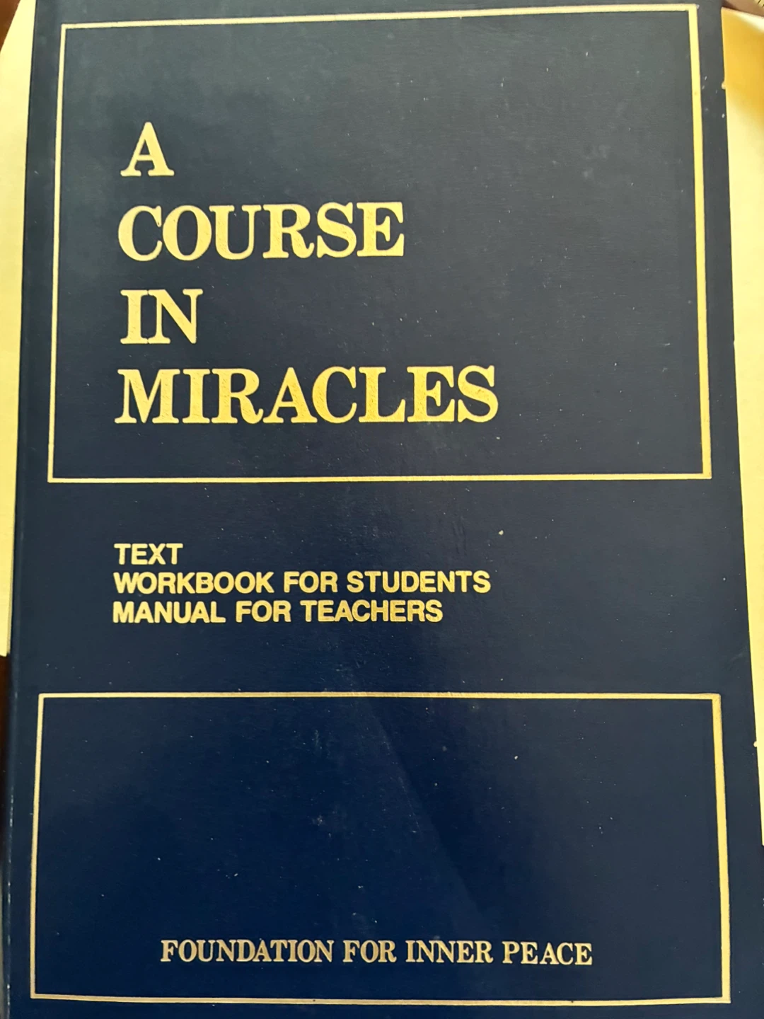 $12 Vintage A Course In Miracles Book: Text, Workbook, Manual