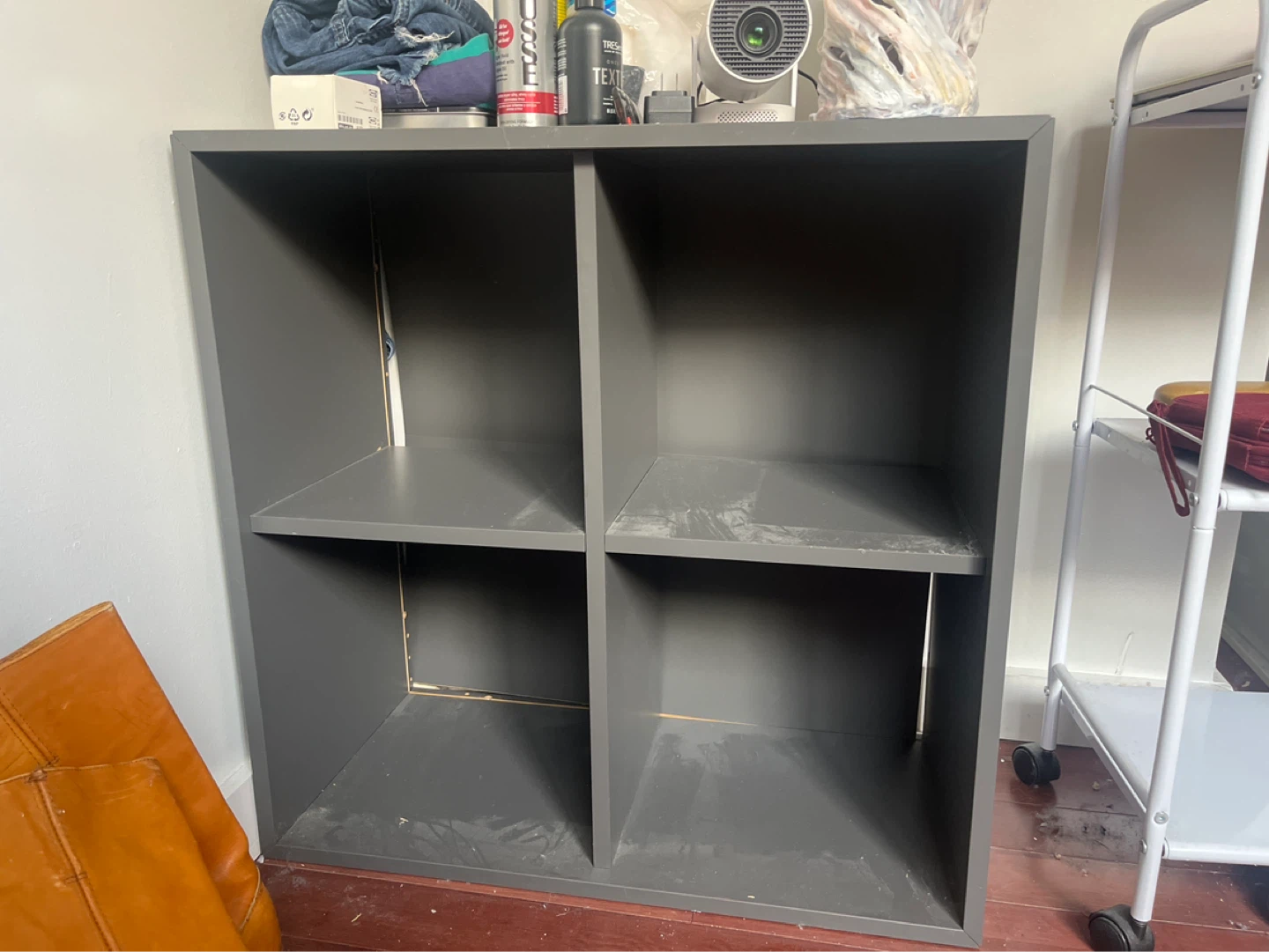 Grey 4-Cube Storage Shelf , IKEA