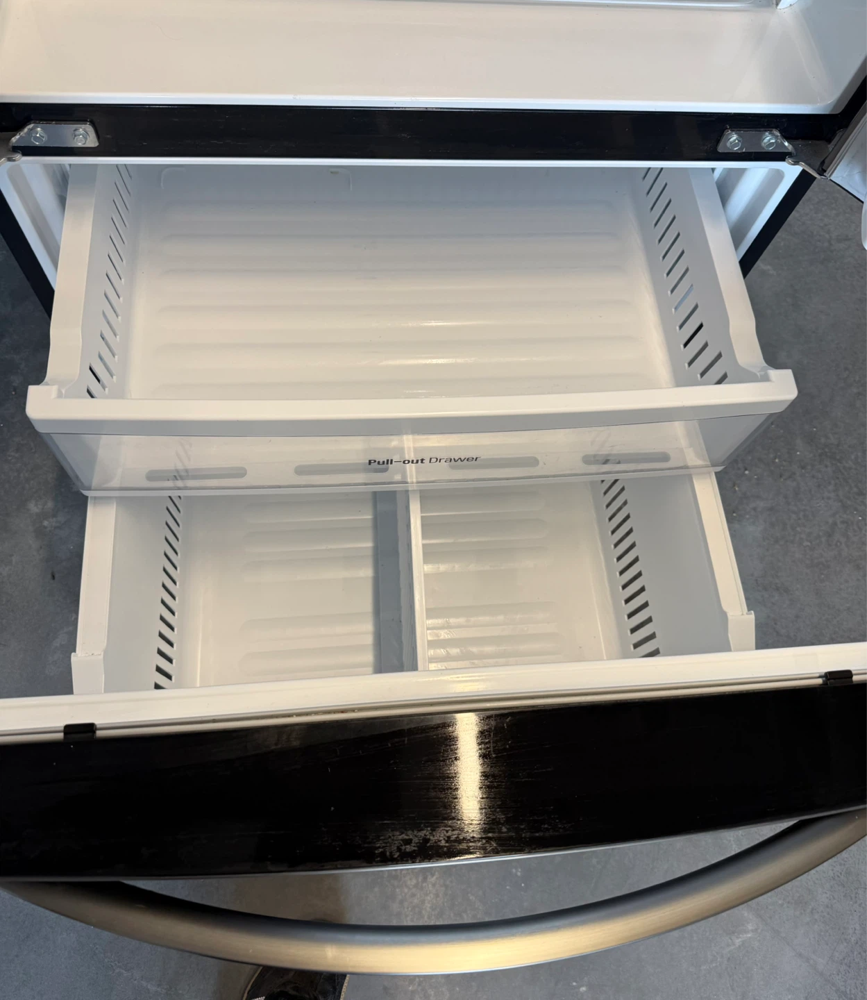 LG Black Stainless Steel Fridge/Freezer - photo 3