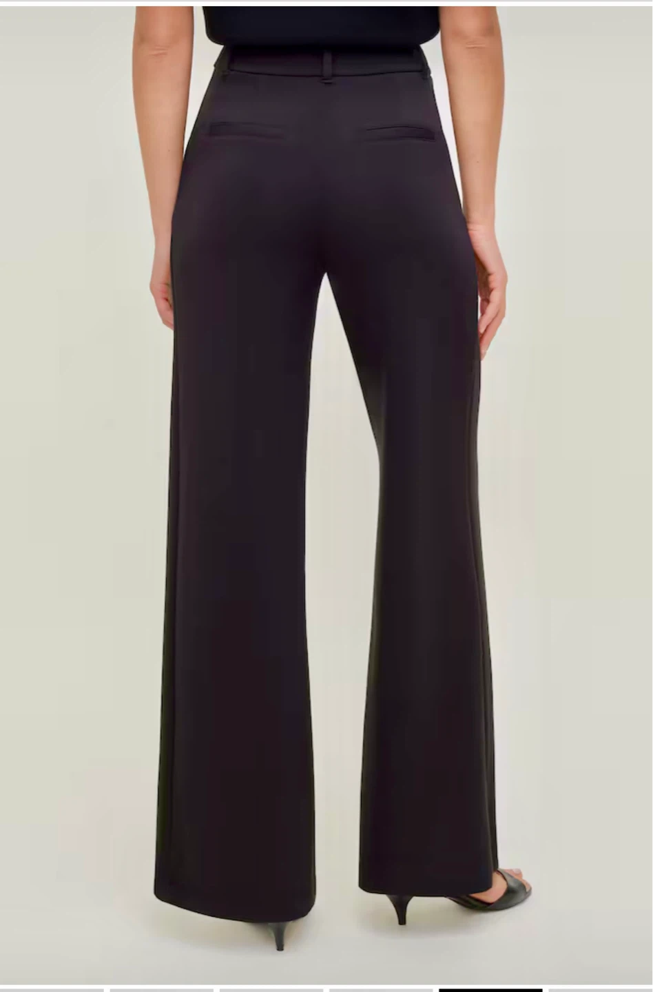 Dynamite Alex Knit Trouser – NWT – Medium – Jet Black - photo 2