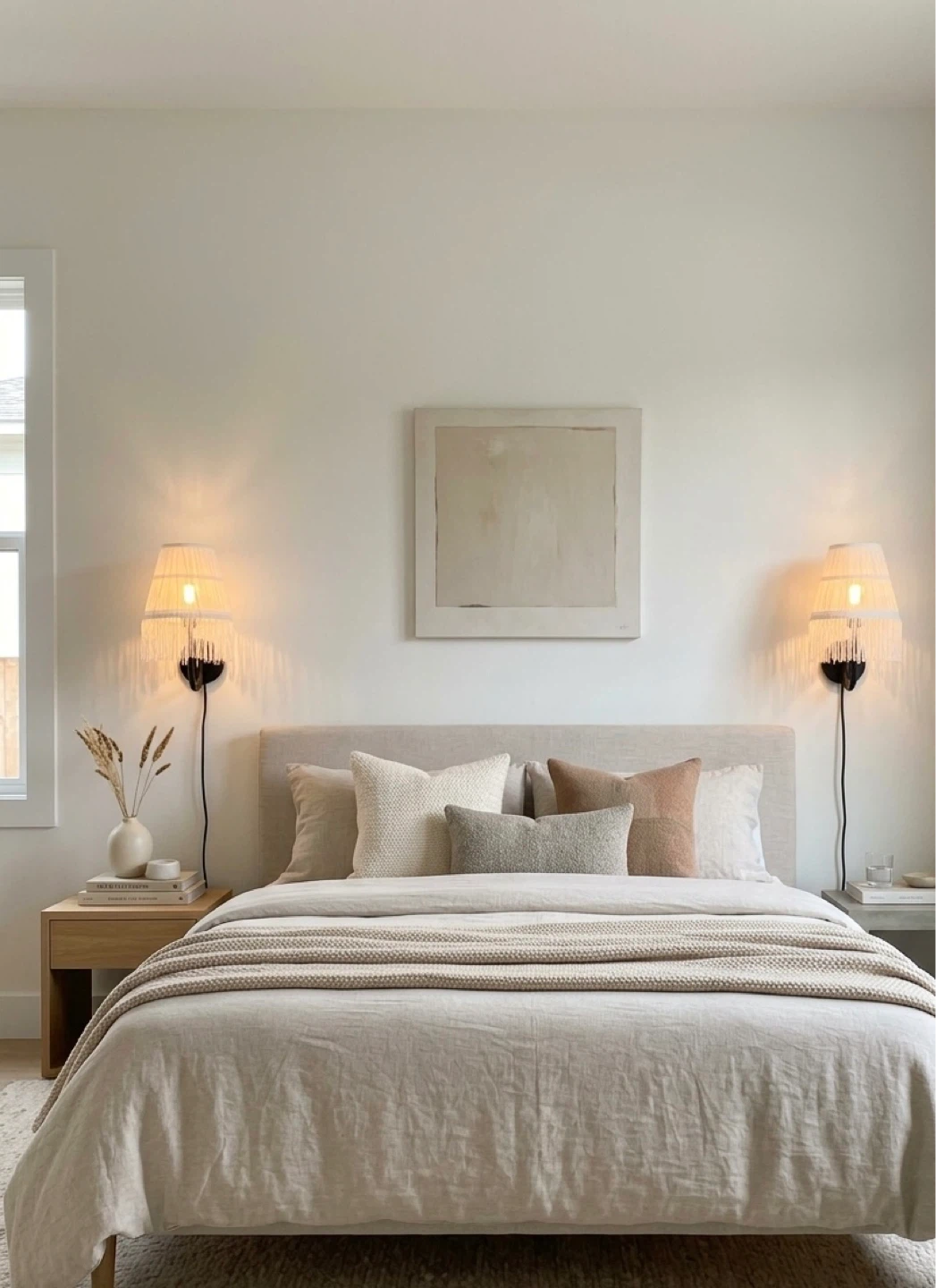 CB2 Vintage Fringe Silk Sconces