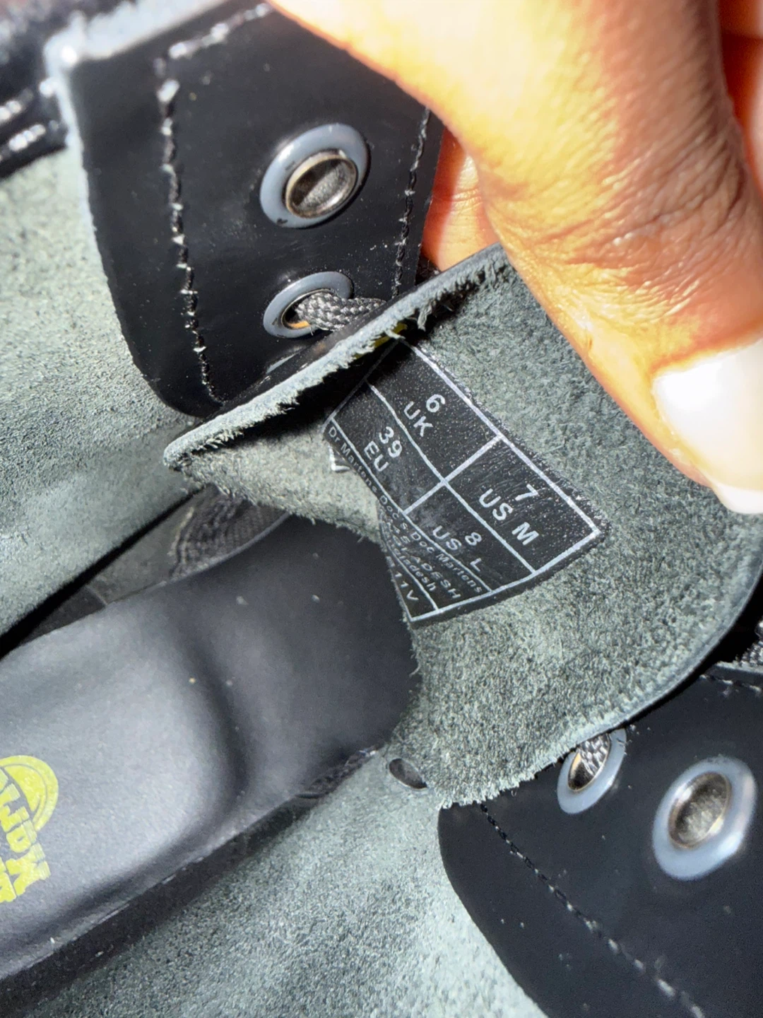 Dr. Martens Black Leather Lace-Up Boots - photo 3