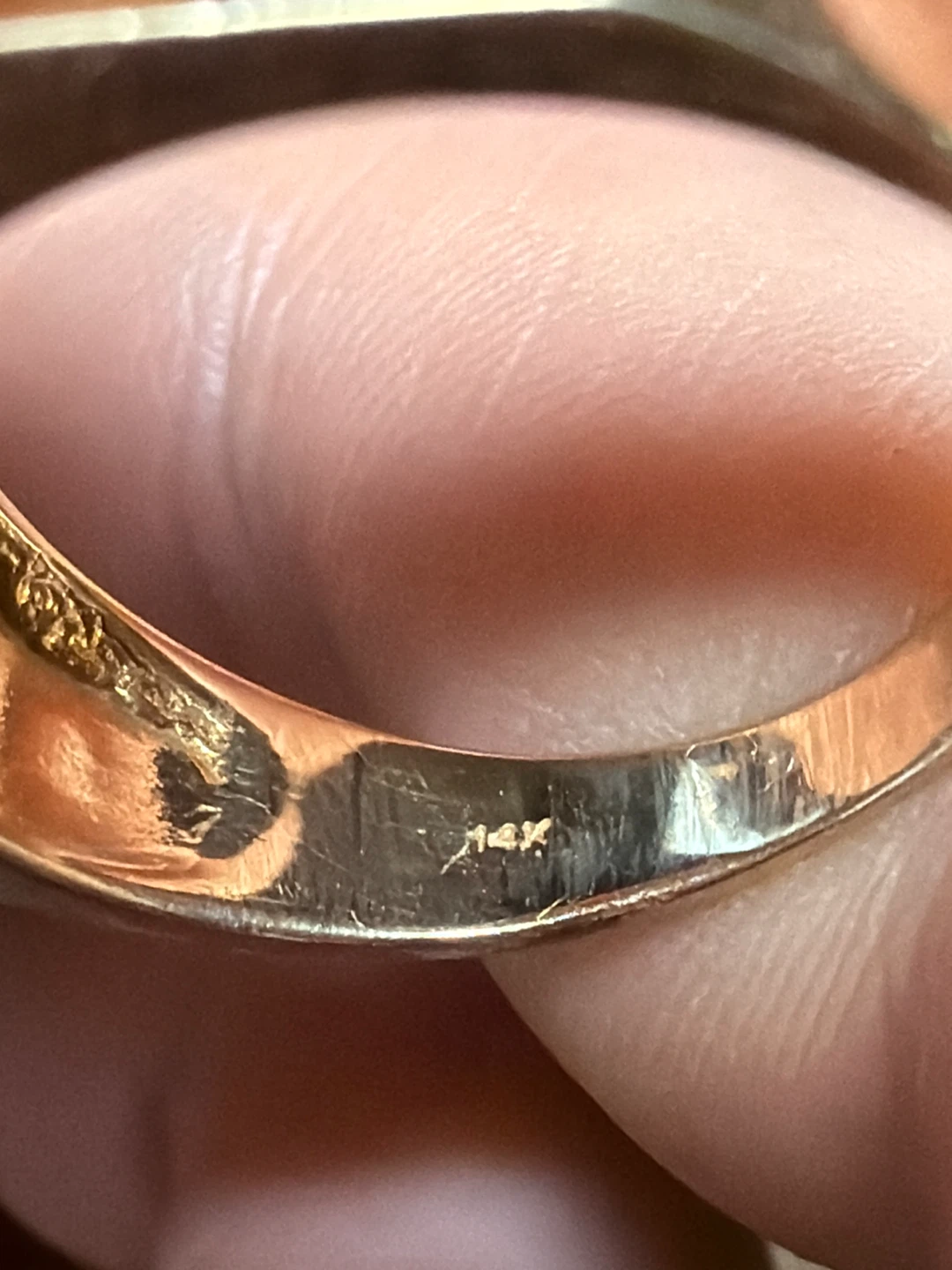 14K Gold Ring with Diamonds - photo 2