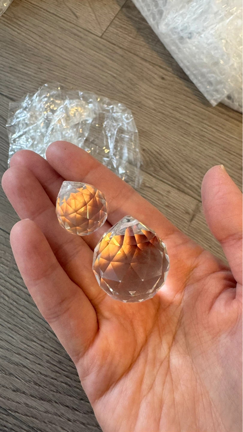 53 Crystal Balls for Sun Catcher