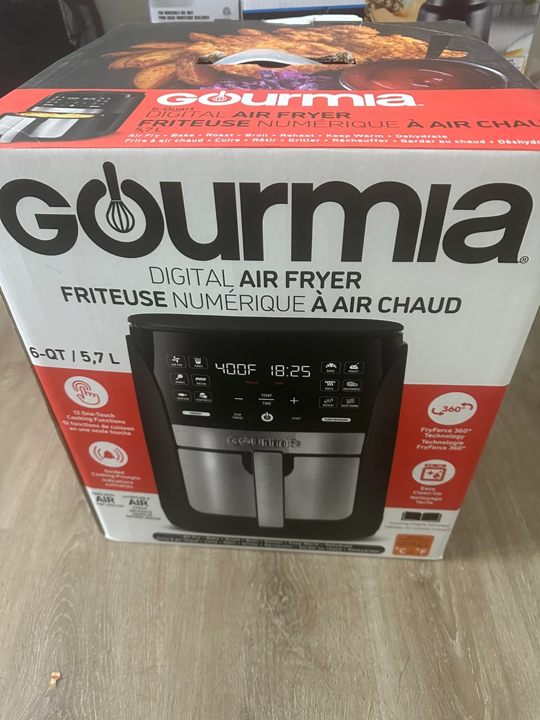 Gourmia 6-Quart Digital Air Fryer