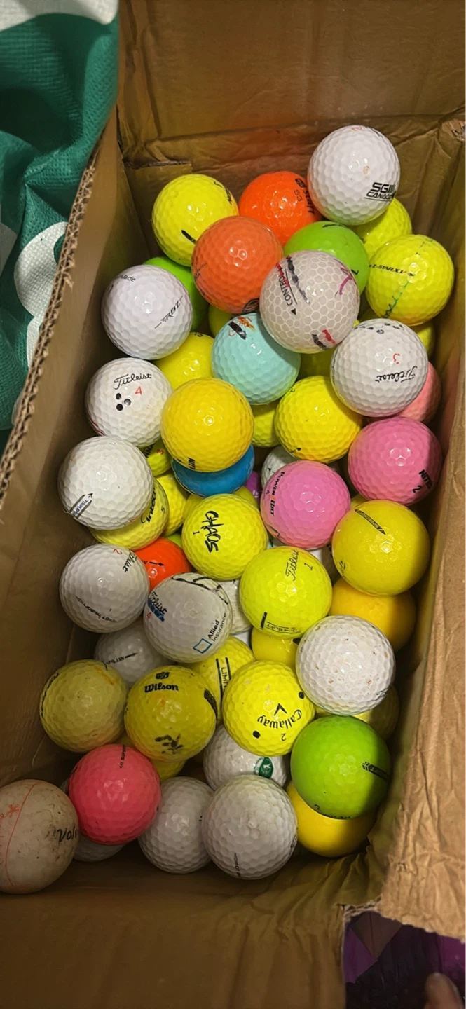 $1 each pc used golf balls Titleist, Callaway, Wilson and more