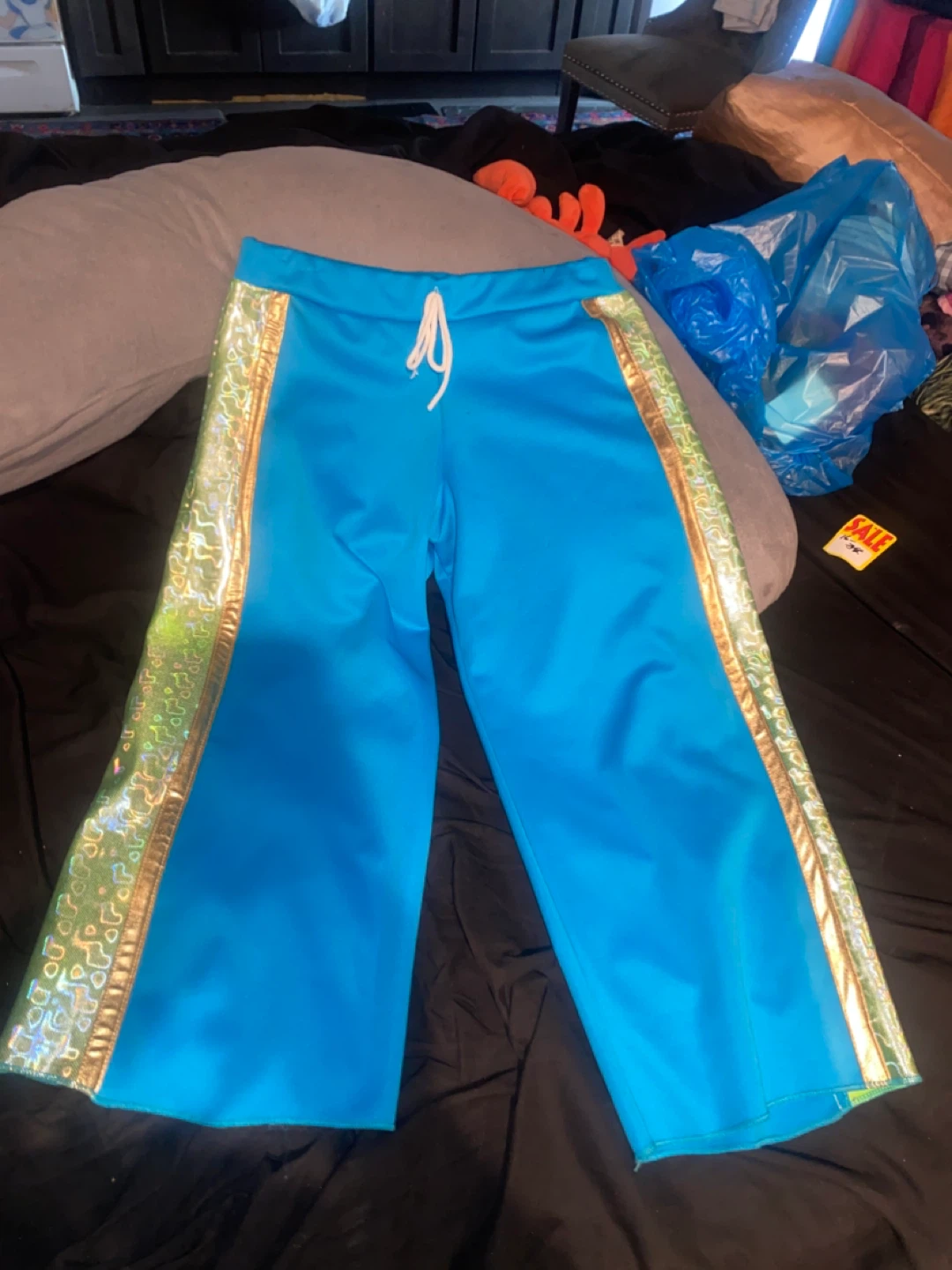 Weissman's Designs for Dance Blue Pants Size MA