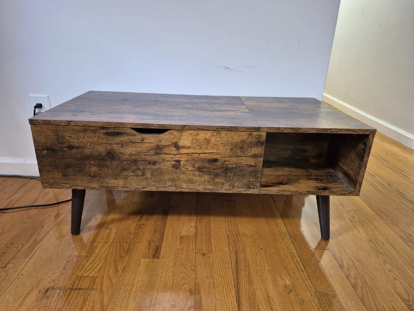Lift Top Coffee Table with Storage - photo 2