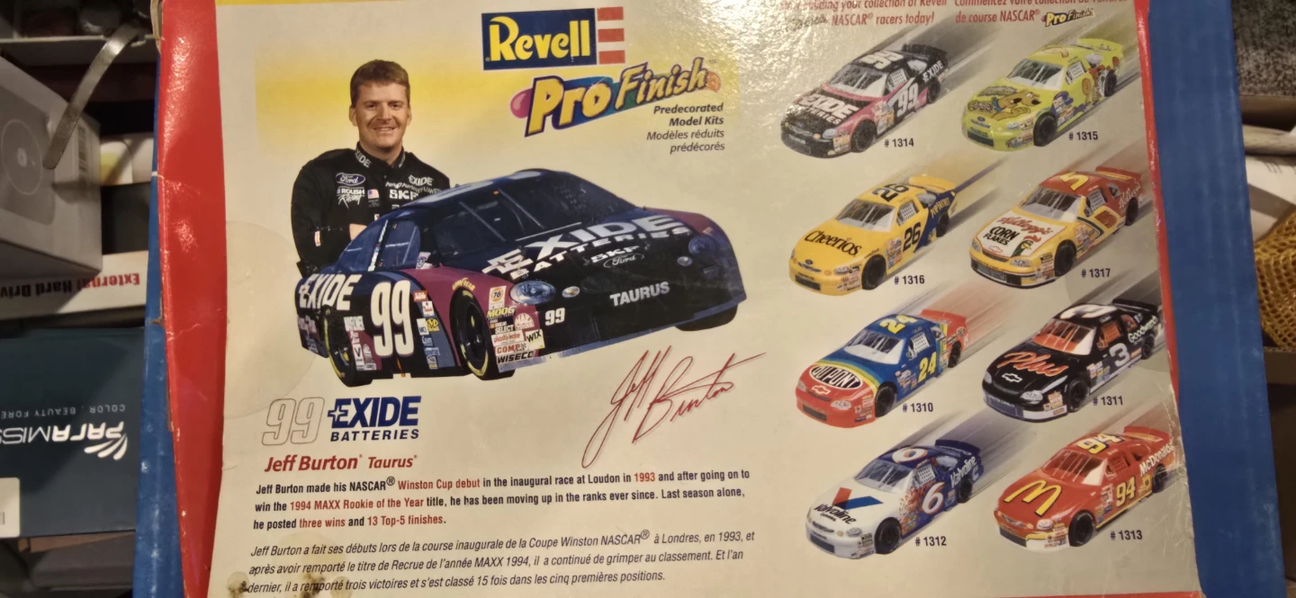 Revell Pro Finish Jeff Burton 99  Model Kit - photo 3