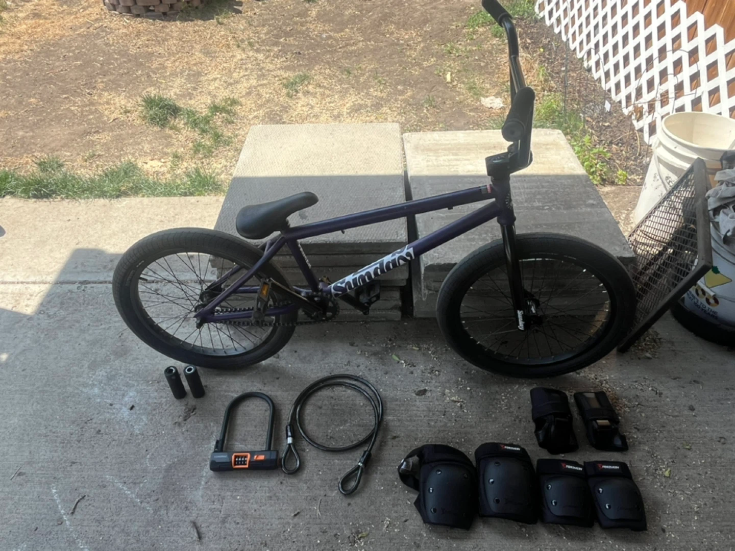 Sunday BMX Bike with Pegs, Lock, and Pads