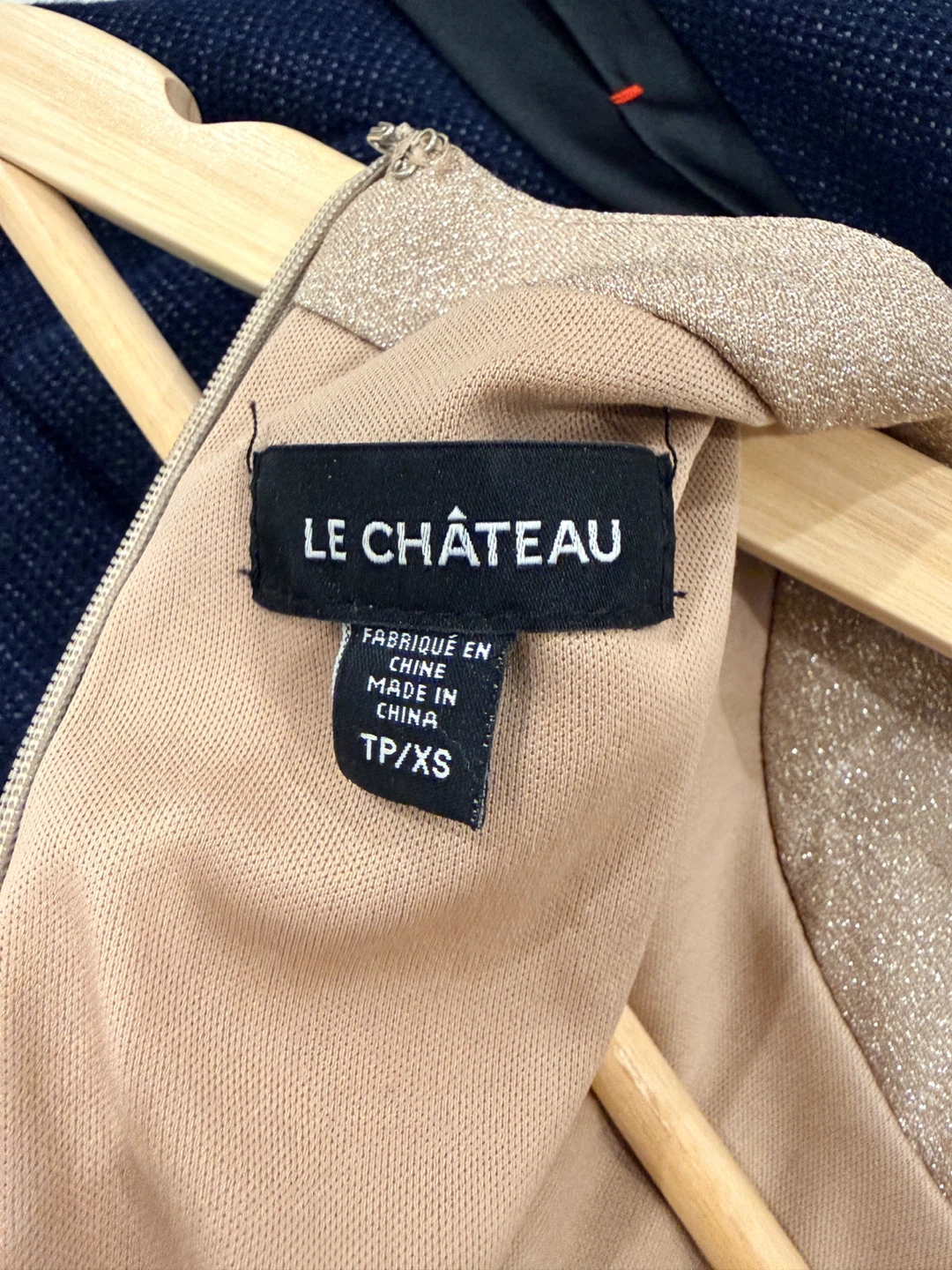 Le Château Sparkly Ruched Dress TP/XS - photo 3
