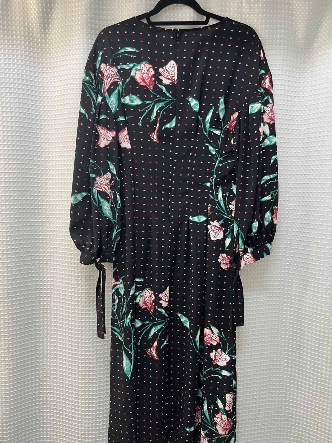 H&M Floral Print Long Sleeve Dress Size 10 - photo 3