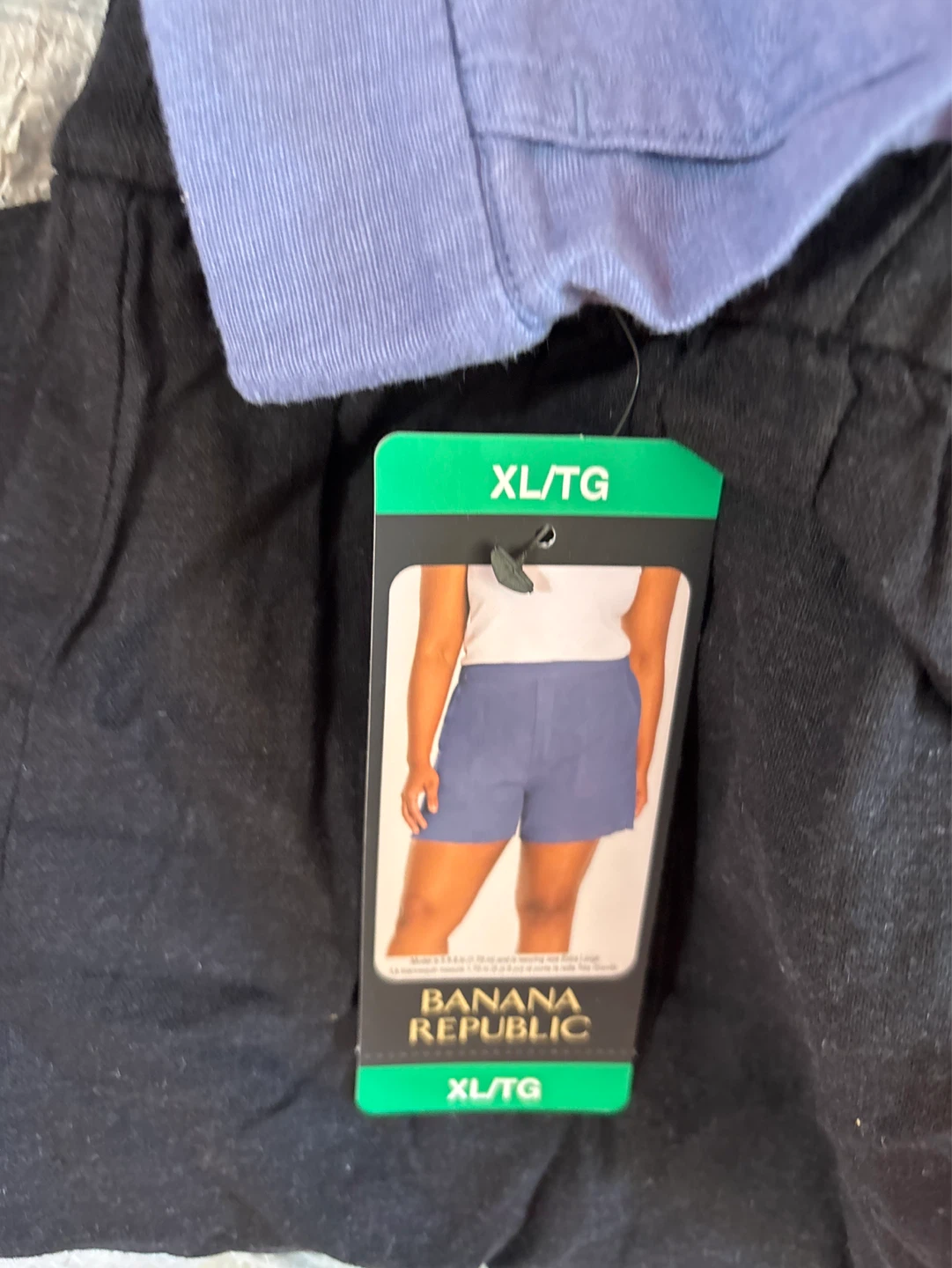 Banana Republic Women's XL/TG Shorts - Black and Blue - photo 2