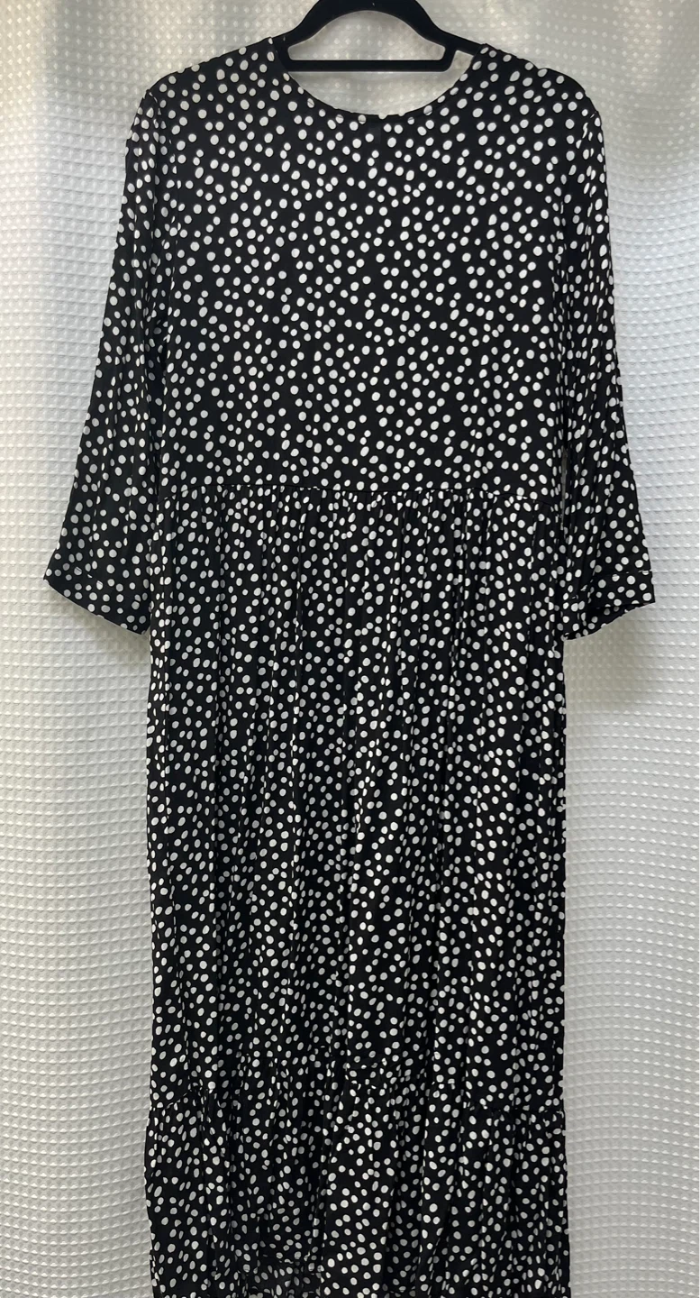 Zara Polka Dot Midi Dress Size S - photo 2