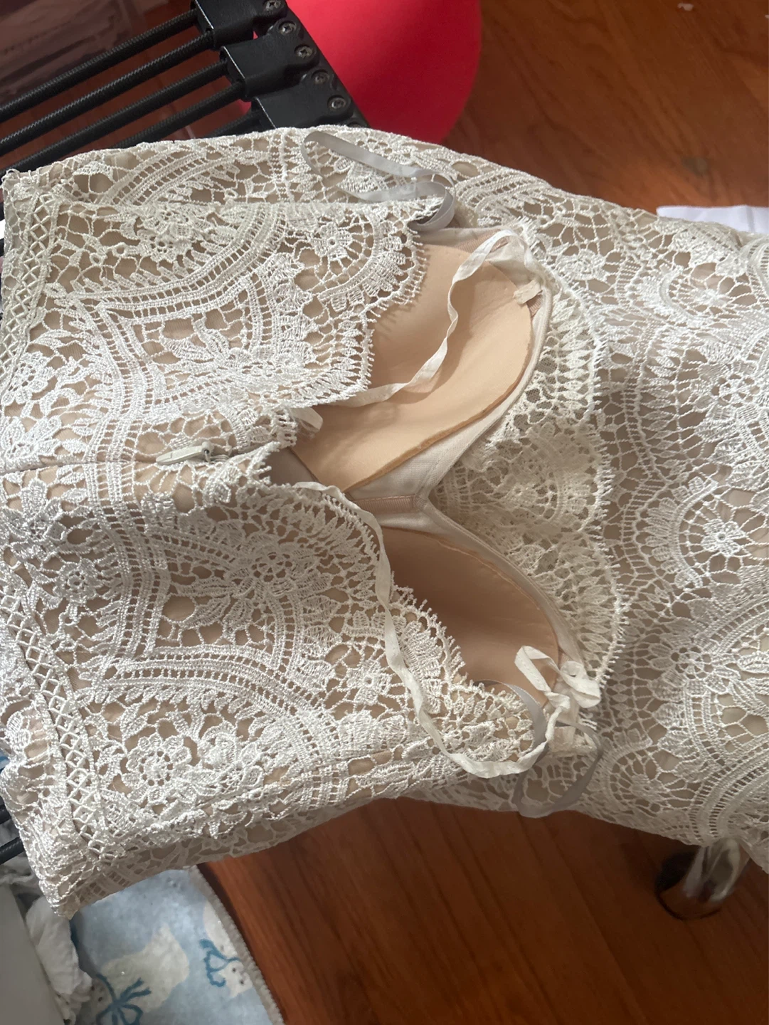 White Lace wedding  Dress - photo 2