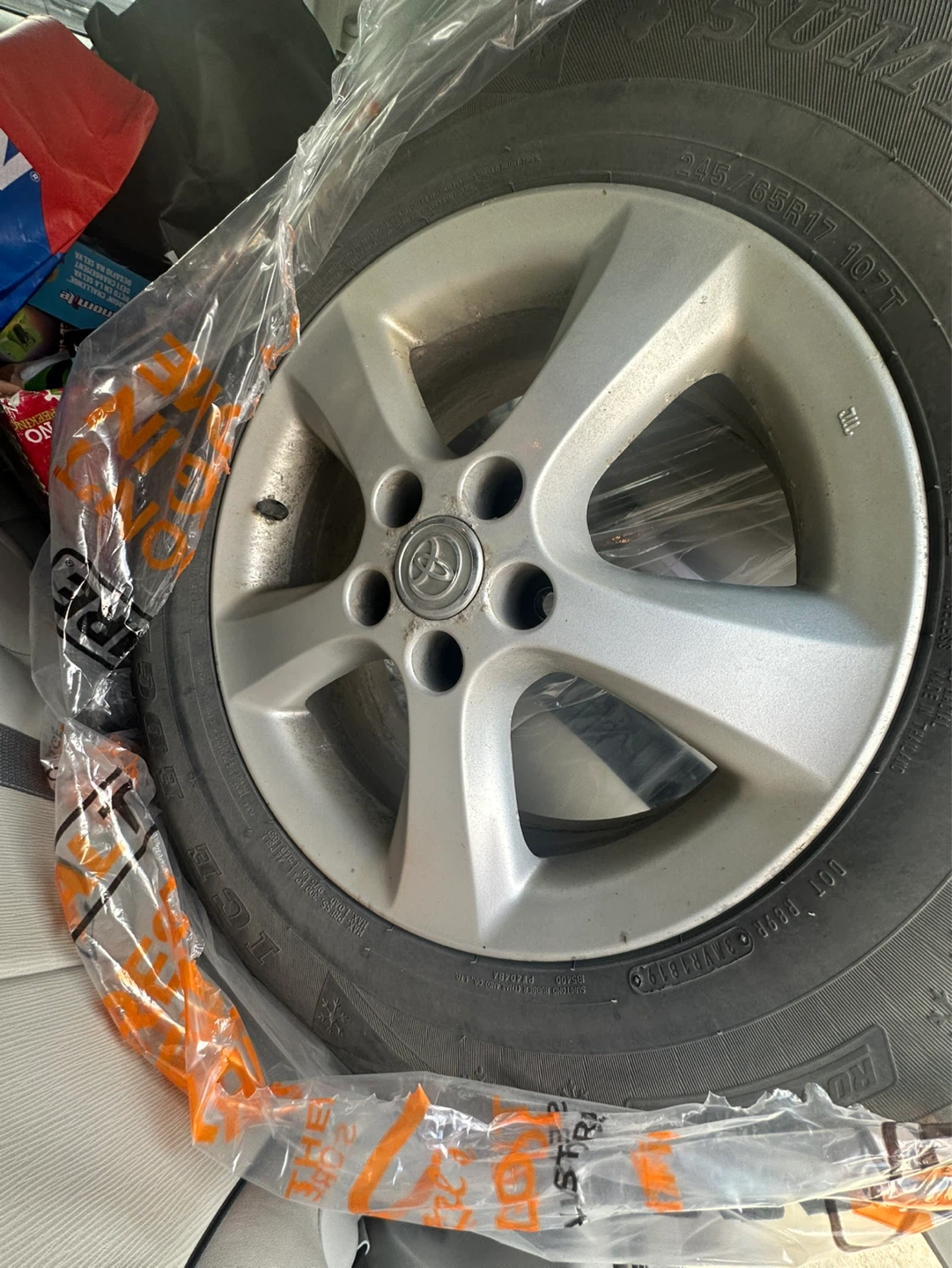 4- Sumitomo Winter Tires (on Toyota Rims) Tire 245/65R17 107T