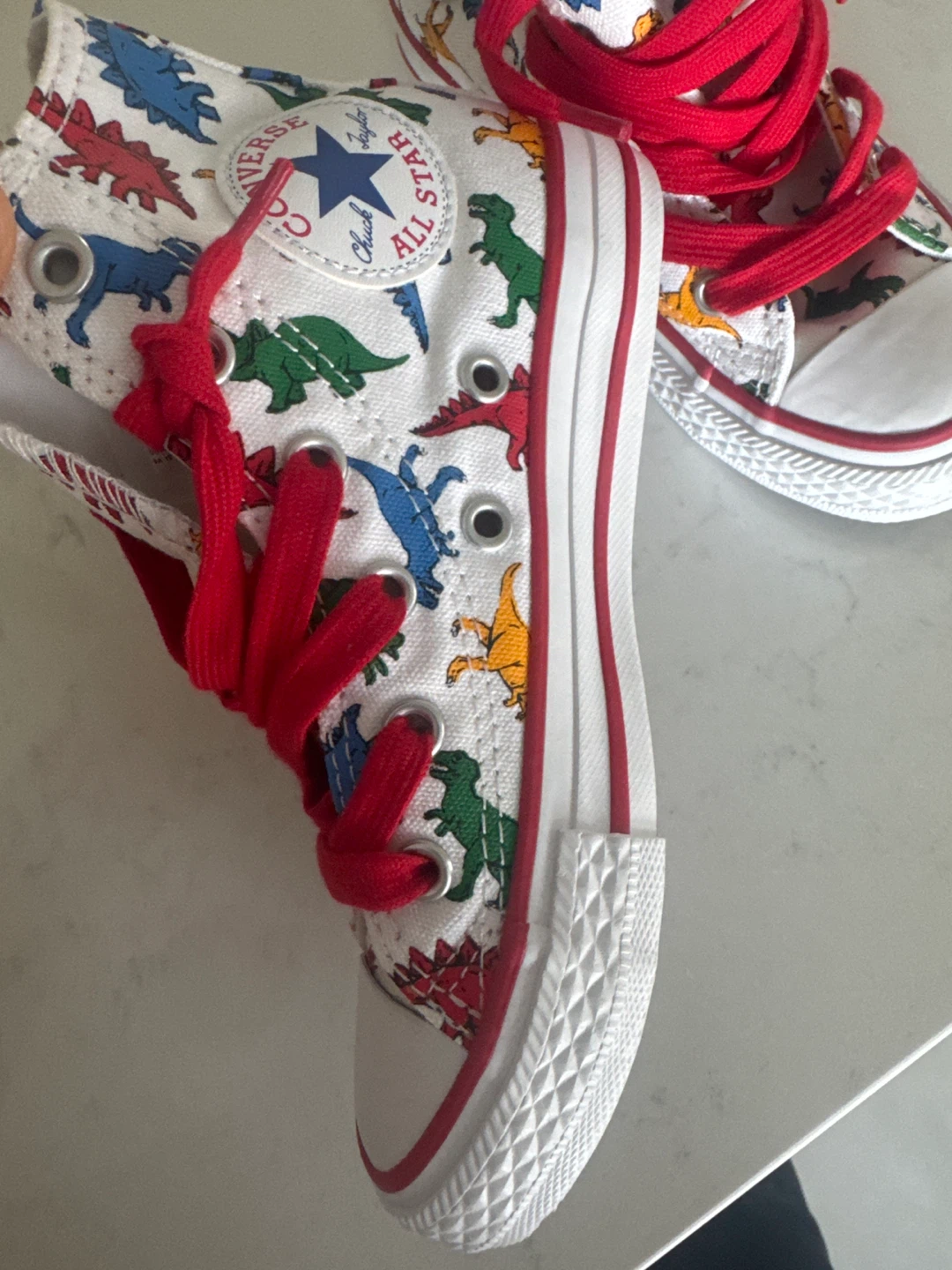 Converse All Star High-Top Dino Print Toddler Shoes - photo 3