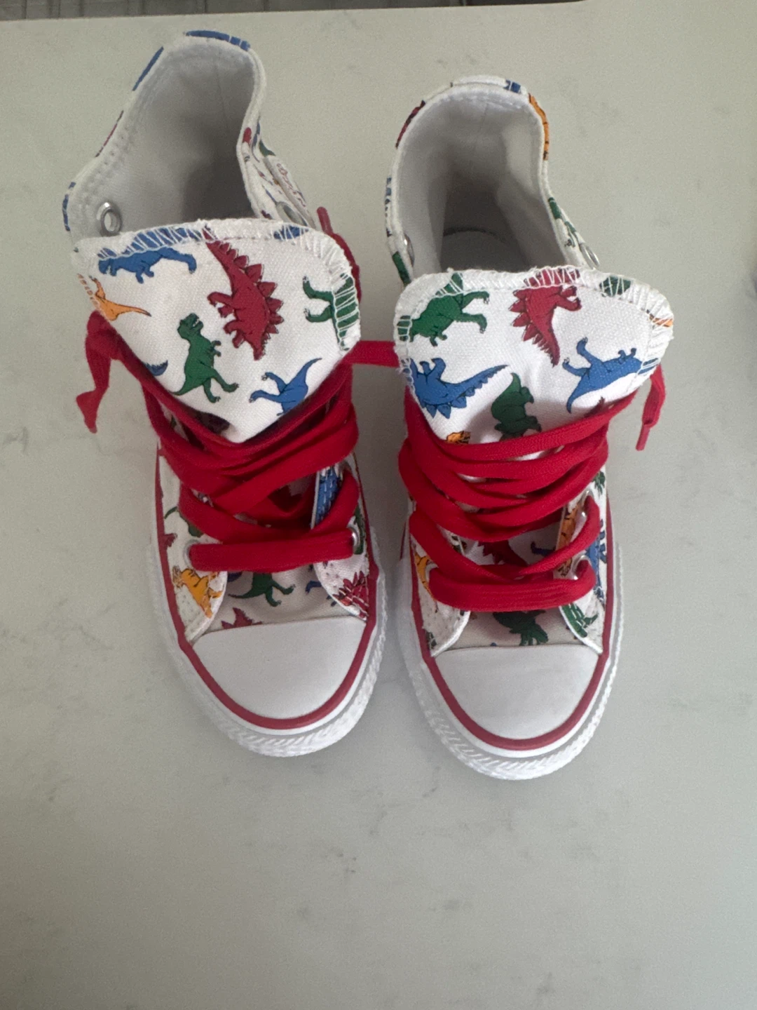 Converse All Star High-Top Dino Print Toddler Shoes