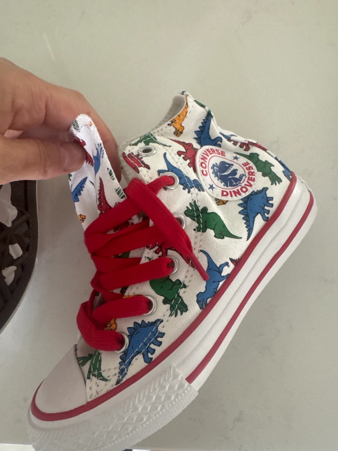 Converse All Star High-Top Dino Print Toddler Shoes - photo 5