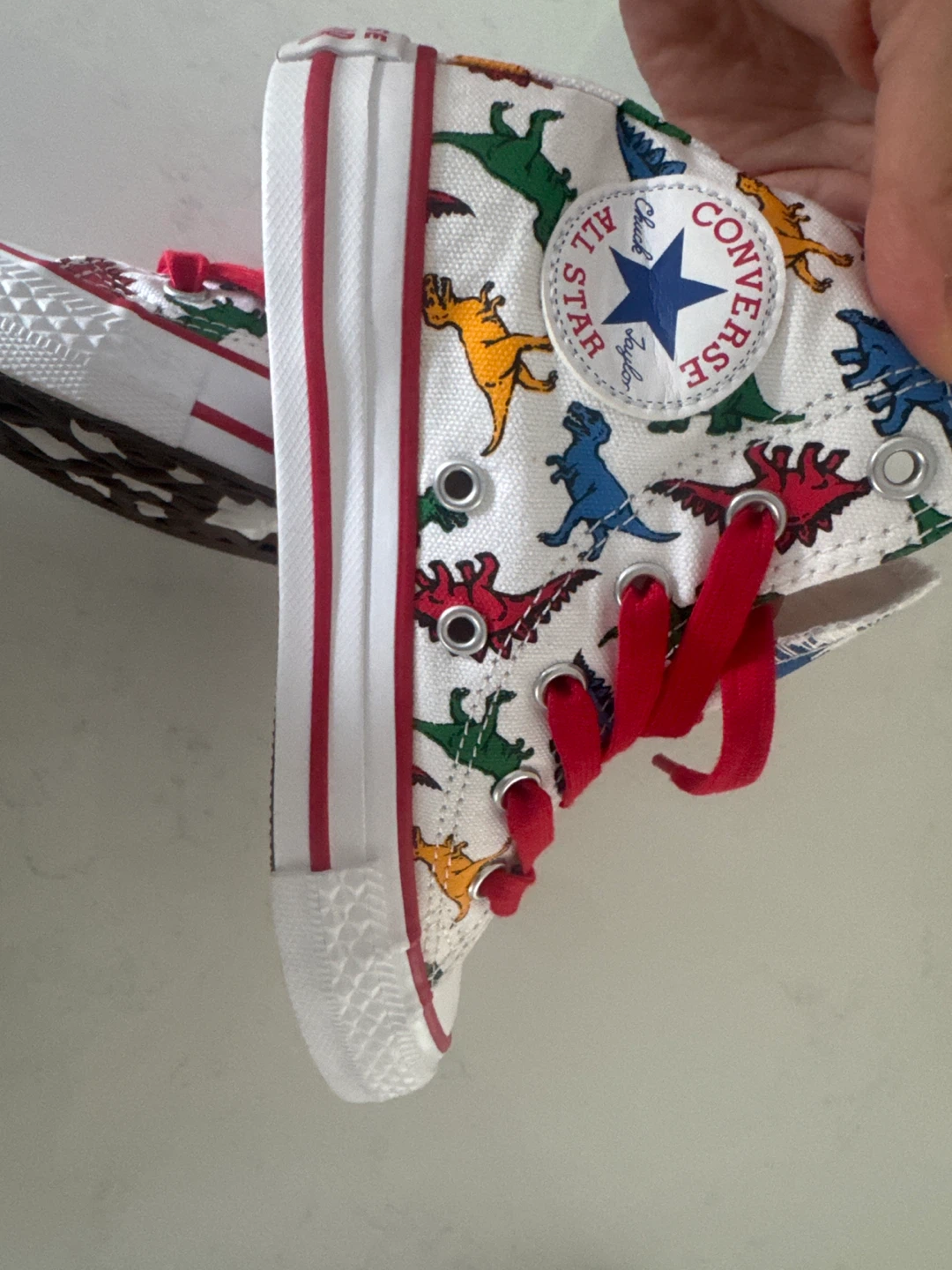 Converse All Star High-Top Dino Print Toddler Shoes - photo 4