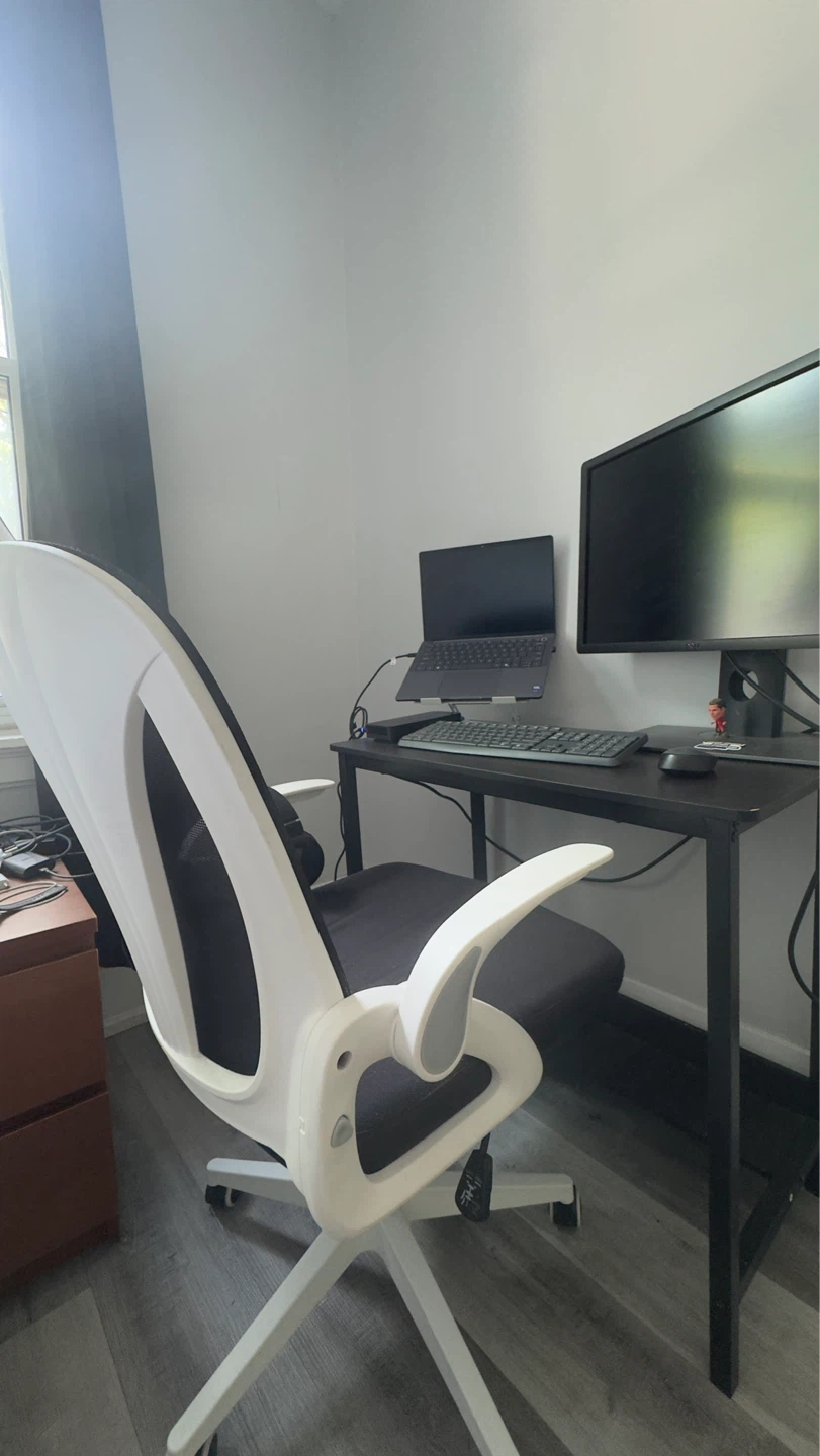 Small Home Office Desk with storage + Chair - photo 4