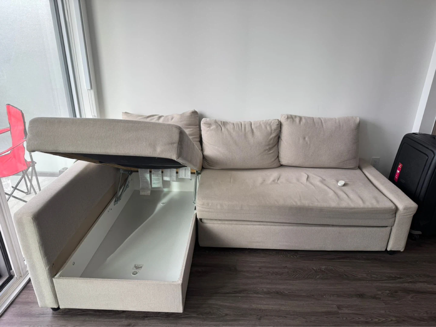 Sectional Sofa with Storage and bed - photo 2