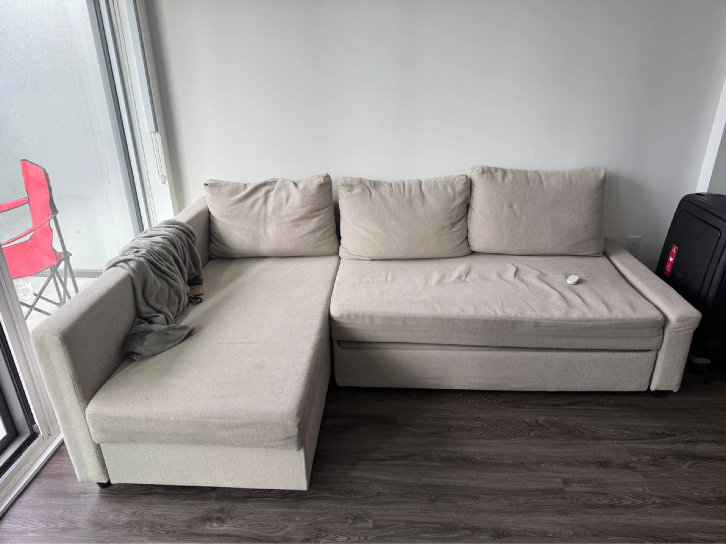 Sectional Sofa with Storage and bed