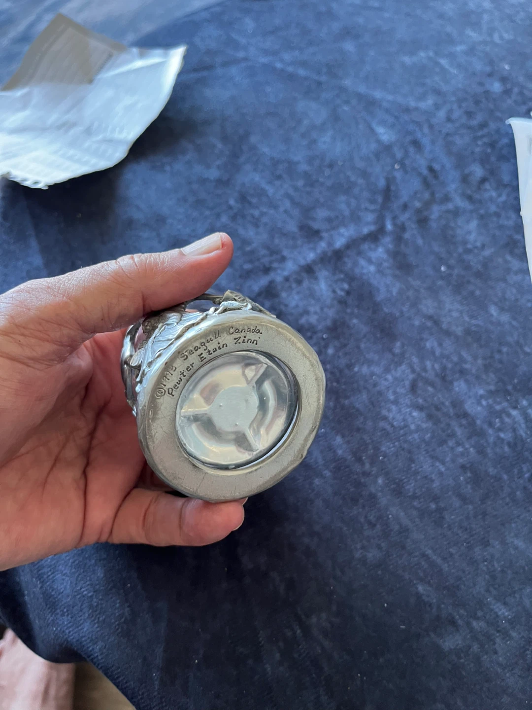 Vintage Seagull Pewter Holder - Elaine Zinn Design - photo 3