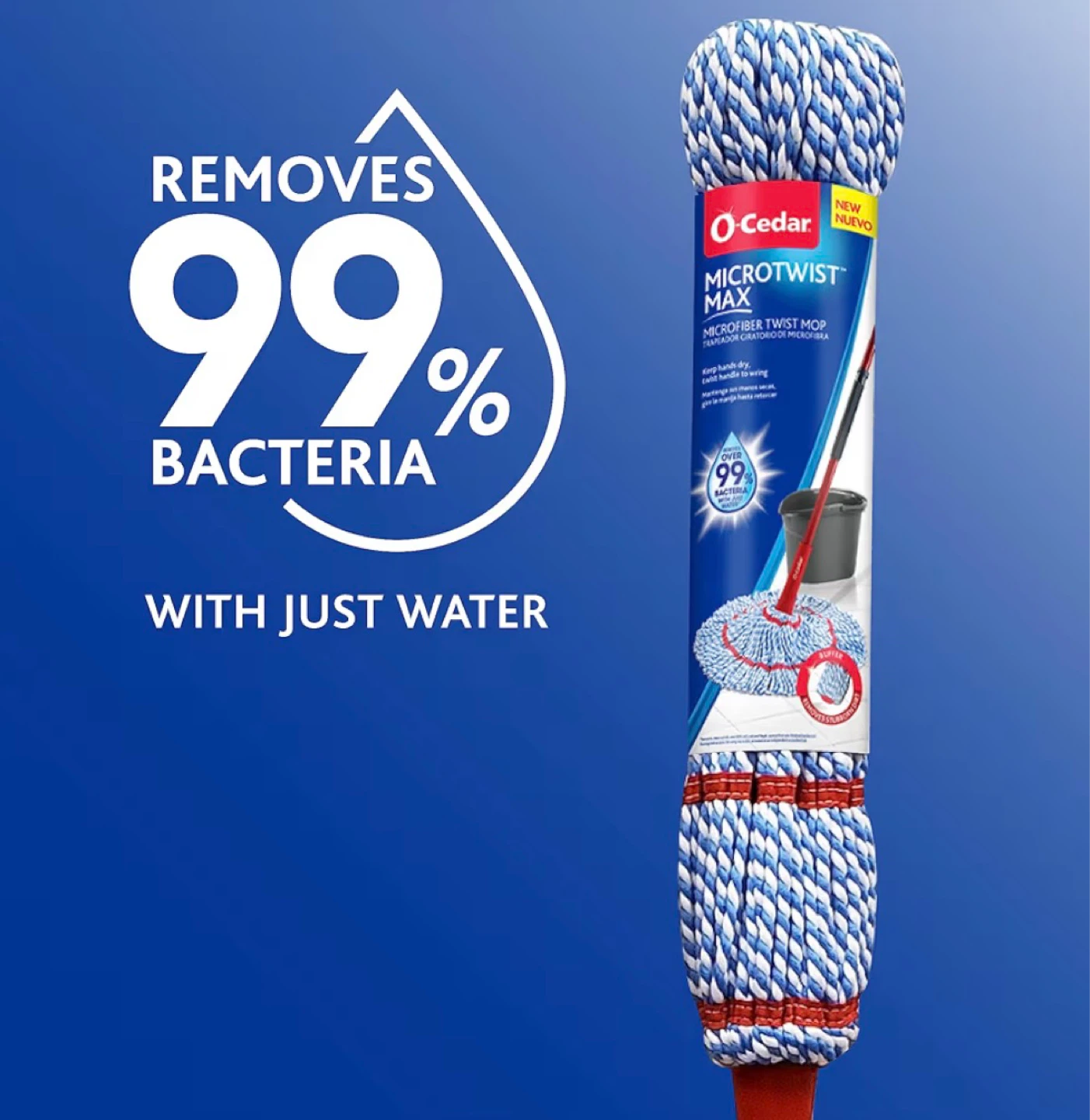 O-Cedar MicroTwist Max Microfiber Mop Refill - 18" Wide - photo 3