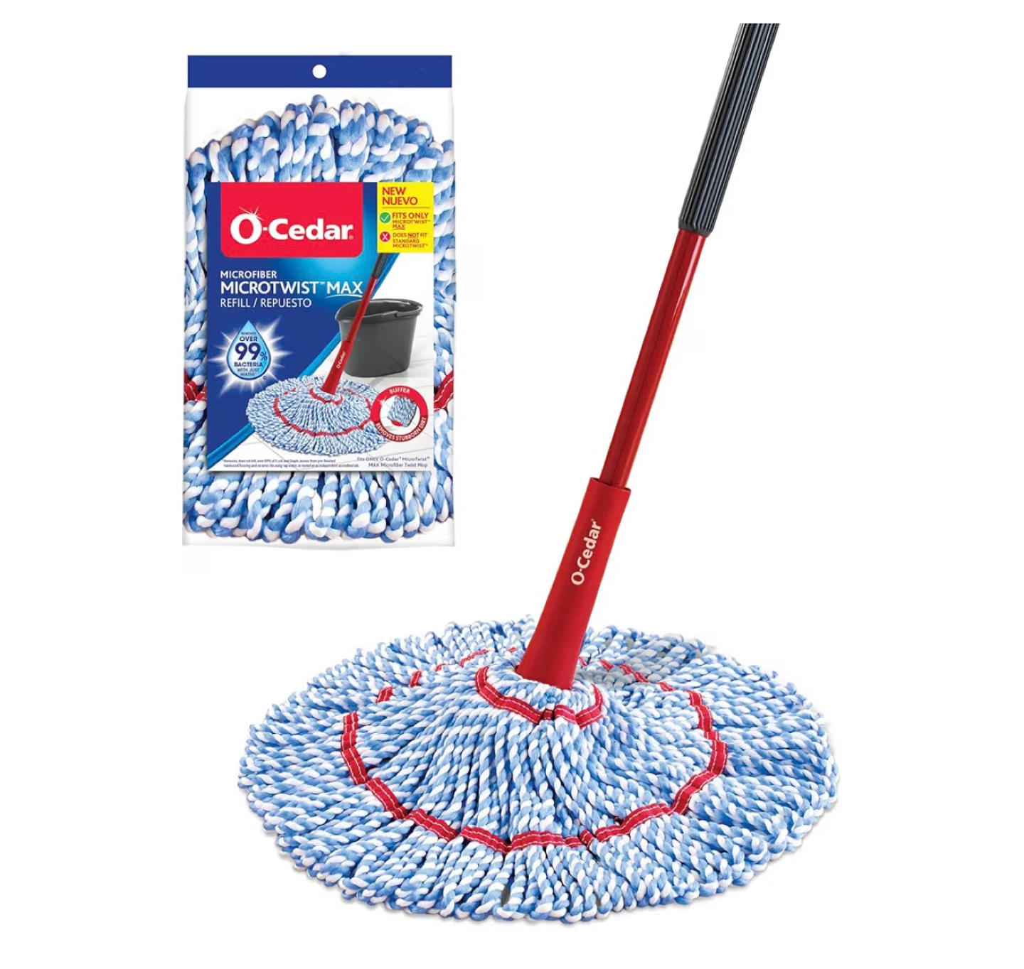 O-Cedar MicroTwist Max Microfiber Mop Refill - 18" Wide
