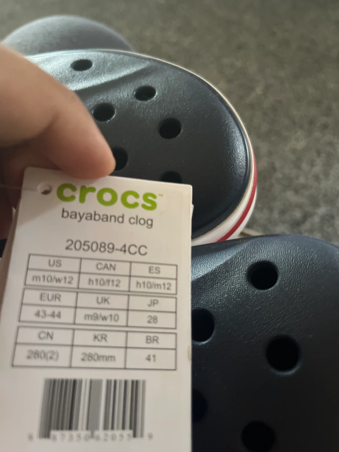 Navy blue crocs never worn - photo 3