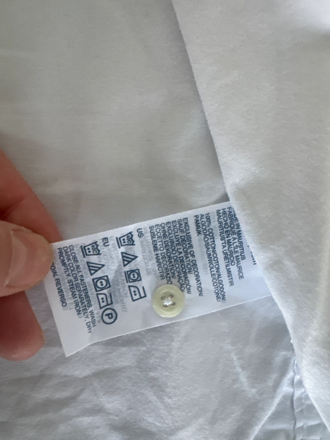 Tommy Hilfiger White Long Sleeve Button-Up Shirt - photo 5