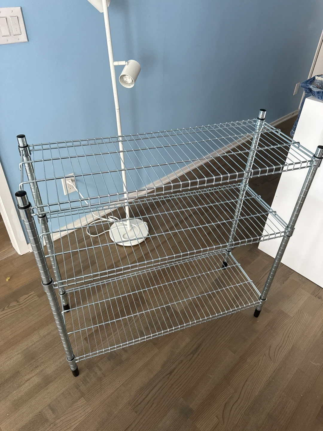 Like New IKEA OMAR Galvanized Shelf 92x50x94 cm - photo 2