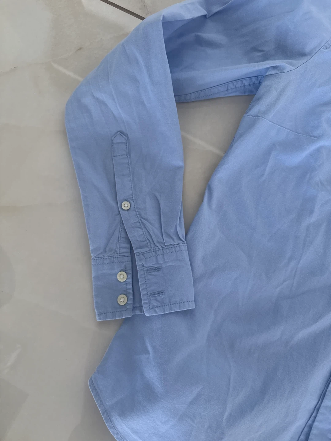 Tommy Hilfiger Classic Fit Button-Up Shirt - Light Blue - XS - photo 3