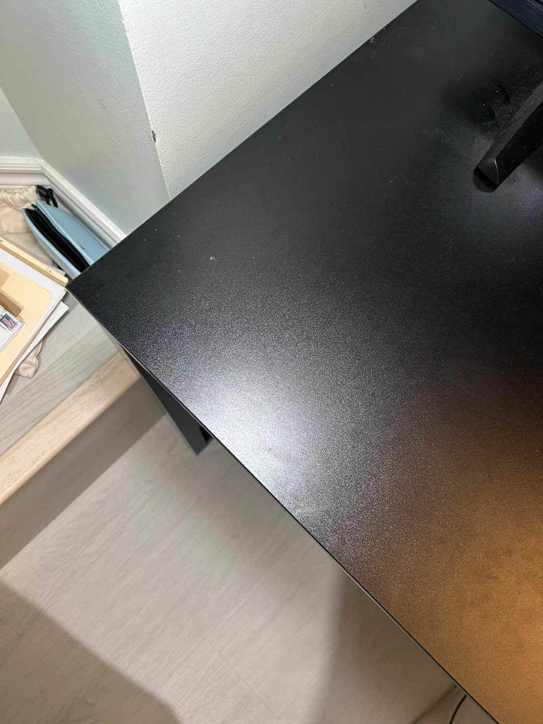 Black Metal Frame Desk - photo 2