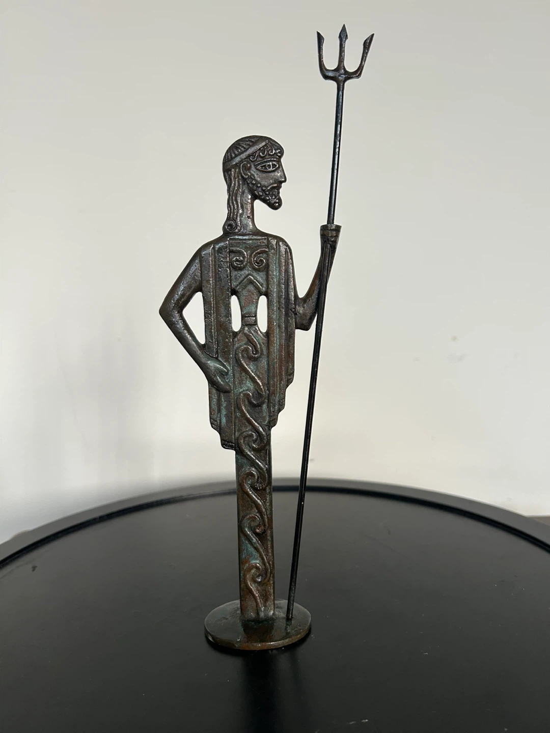 Vintage Pair Mid-Century Greek Bronze Sculptures - photo 5