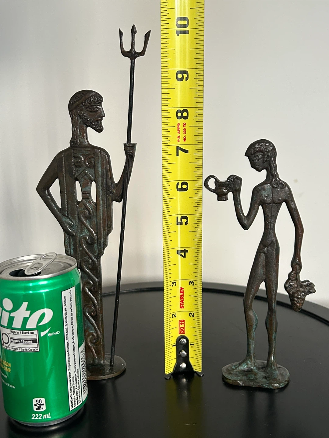 Vintage Pair Mid-Century Greek Bronze Sculptures - photo 2